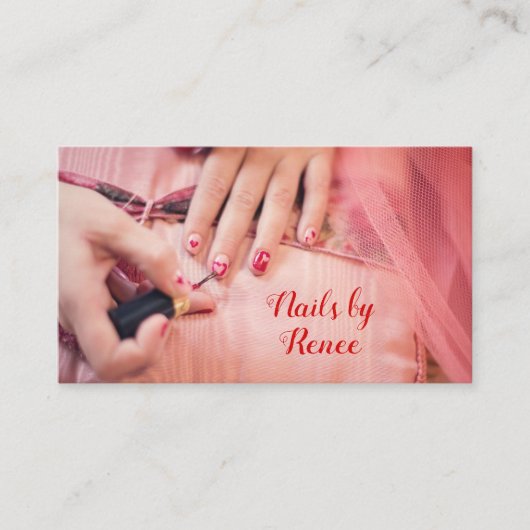 HART ONTWERP NAGELS VISITEKAARTJE (Voorkant)