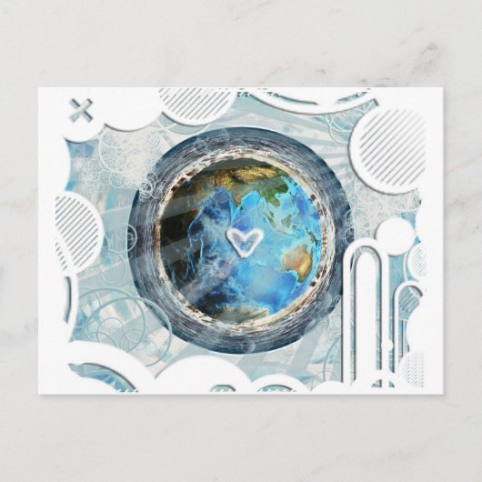 Hart op Aarde Briefkaart (Voorkant)