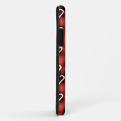 Hart op checkboard Case-Mate iPhone case (Achterkant/rechts)