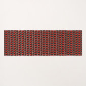 Hart op checkboard yogamat (Achterkant (horizontaal))