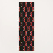 Hart op checkboard yogamat (Voorkant)