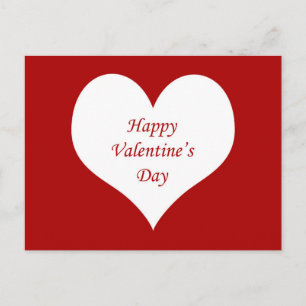 Hart op dag van de valentijn feestdagenkaart