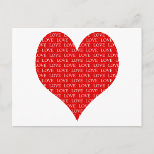 Hart op dag van de valentijn feestdagenkaart