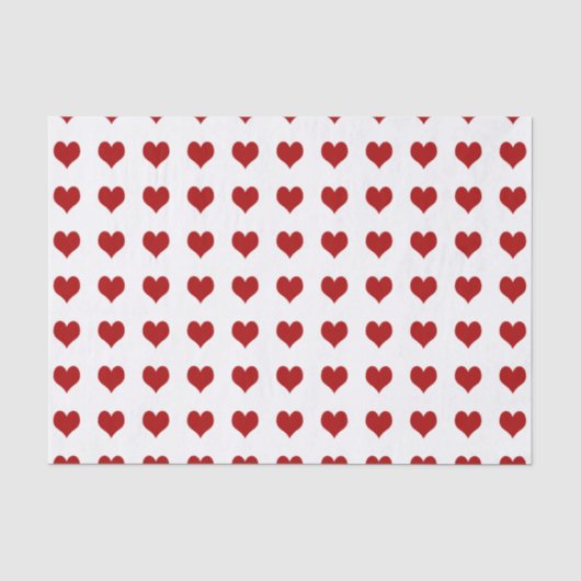 Hart op dag van de valentijn tissuepapier (Voorkant)