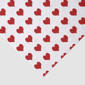 Hart op dag van de valentijn tissuepapier (Detail)
