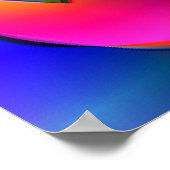 Hart op een Koord Poster (Hoek)