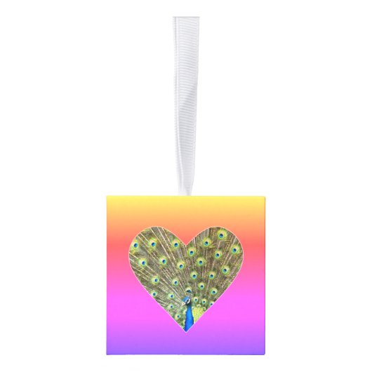 Hart op Ipanema pasta gradiënt Kerstmis Decoratie (Rechts)