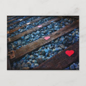 hart op koers briefkaart (Voorkant)