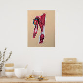 Hart op Sleeve Poster (Keuken)