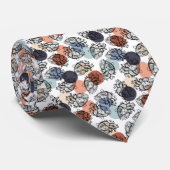 hart op wit stropdas (Opgerold)