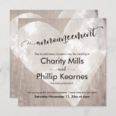 Hart op woensdag uitgestelde aankondiging huwelijk (Voorkant / Achterkant)