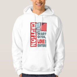 Hart open, liefde mag binnengaan (Valentijnsdag) Hoodie
