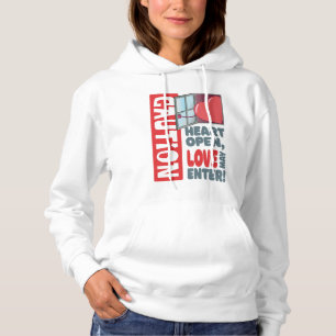 Hart open, liefde mag binnengaan (Valentijnsdag) Hoodie