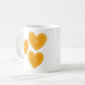 Hart Oranje Mok – Cute Citrus Koffiekop (Voorkant links)