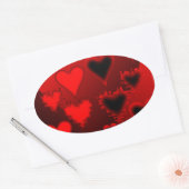hart ovale sticker (Envelop)