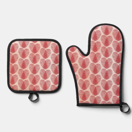 Hart Ovenwant & Pannenlap Set (Voorkant)