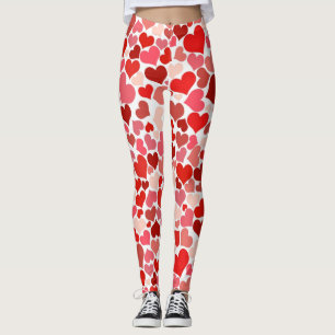 Hart over roze roze vrouwen Comfortabel Leggings