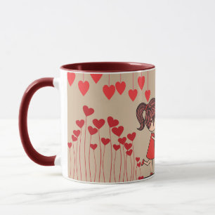 Hart + Paar Mok – Romantisch cadeau voor Koffielie