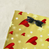 hart, paars, decoratie, medaille, onderscheiding,  strandlaken (In situ)