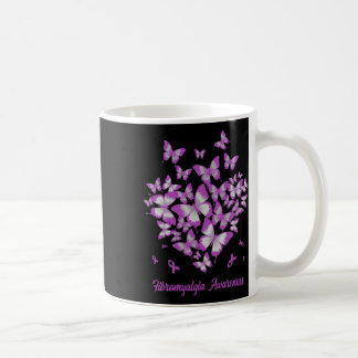 Hart Paarse Lint Fibromyalgie Bewustzijn Warrior Koffiemok
