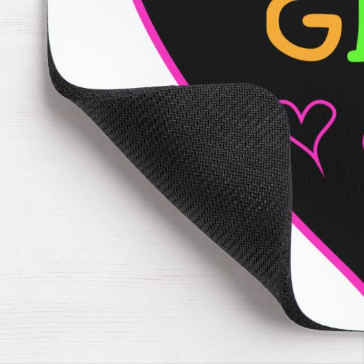 Hart Papa's Meisje T Shirten en geschenken Muismat (Hoek)