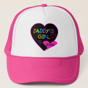 Hart Papa's Meisje T Shirten en geschenken Trucker Pet