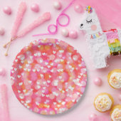 hart papieren bordje (Feest)