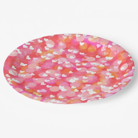 hart papieren bordje (Gekanteld)