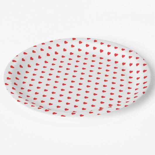 hart papieren bordje (Gekanteld)