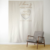 Hart Parels Prosecco Vrijgezellenfeest Chique Acht Wandkleed (In situ)