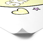 Hart Pasen, retro, vintage Poster (Hoek)