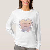 Hart Pastel Illustratie T-shirt (Voorkant)