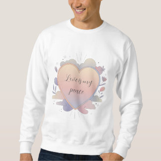 Hart Pastel Illustratie Trui