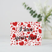 HART Patroon ART. 5 + jouw tekst Briefkaart (Staand voorkant)