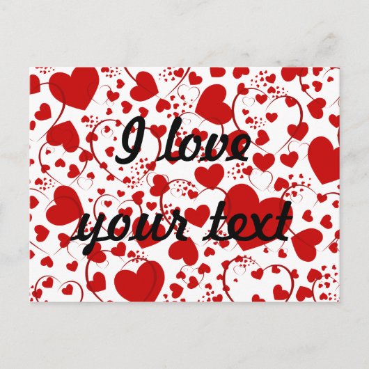 HART Patroon ART. 5 + jouw tekst Briefkaart (Voorkant)