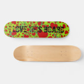 HART Patroon ART. 5 + jouw tekst | groene spier Skateboard (Horizontaal)