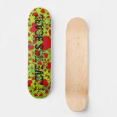 HART Patroon ART. 5 + jouw tekst | groene spier Skateboard (Voorkant)