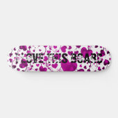 HART Patroon ART 6 + jouw tekst Skateboard (Horizontaal)
