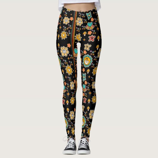 HART PATROON LEGGINGS (Voorkant)