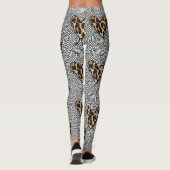 HART PATROON LEGGINGS (Achterkant)