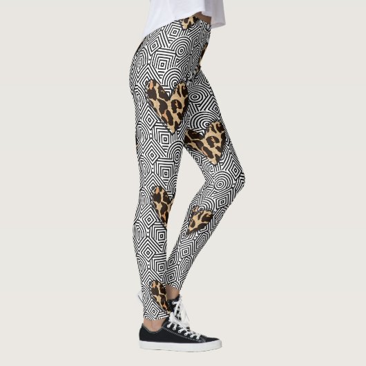 HART PATROON LEGGINGS (Rechts)