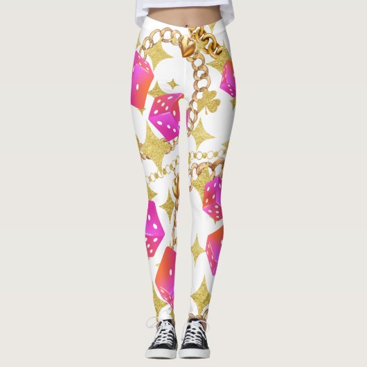 HART PATROON LEGGINGS (Voorkant)