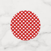 Hart Patroon Ontwerp – Schattig & Romantisch Confetti (Kleine voorkant)