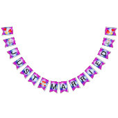 Hart Patroonpatroon Cartoon gewoon gehuwd met Bunt Vlaggetjes (Alle)