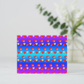 Hart Pattern DIY Briefkaart (Staand voorkant)
