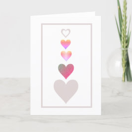 Hart Pattern Simple Modern Cute Valentijnsdag Feestdagen Kaart