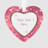 Hart Pattern Valentijn Je hebt mijn hart Ornament (achterkant)