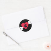 Hart, Pawprint en Bone Design Stickers / Decals (Envelop)