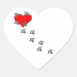 Hart (Pawprinters) Sticker