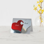 Hart Perfecte Pas Puzzel Kaart (Gele Bloem)